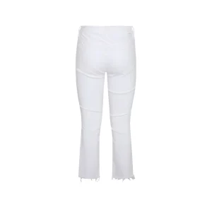 WHITE COTTON DENIM JEANS