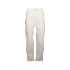 WHITE COTTON JEANS