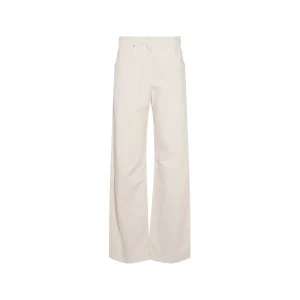 WHITE COTTON JEANS