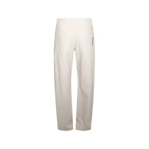 WHITE COTTON JEANS
