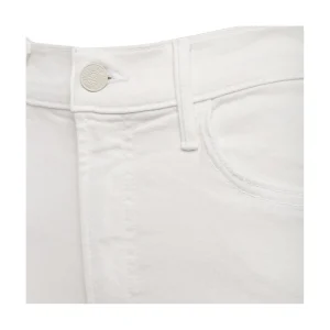 WHITE COTTON JEANS