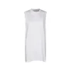 WHITE COTTON MINI DRESS