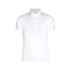 WHITE COTTON POLO SHIRT