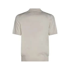 WHITE COTTON POLO SHIRT