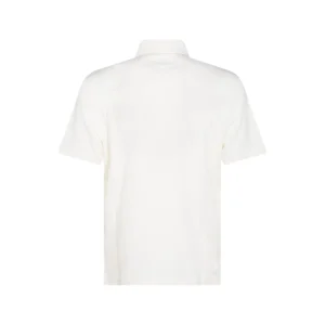 WHITE COTTON POLO SHIRT
