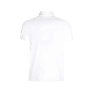 WHITE COTTON POLO SHIRT