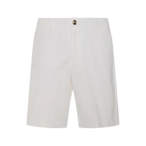 WHITE COTTON SHORTS