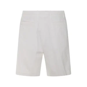 WHITE COTTON SHORTS