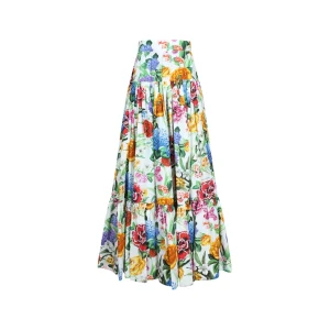 WHITE COTTON SKIRT