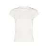WHITE COTTON T-SHIRT