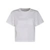 WHITE COTTON T-SHIRT