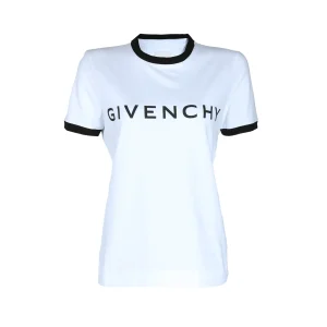 WHITE COTTON T-SHIRT