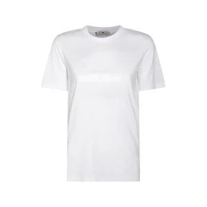 WHITE COTTON T-SHIRT