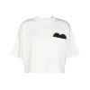 WHITE COTTON T-SHIRT