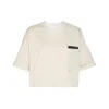 WHITE COTTON T-SHIRT
