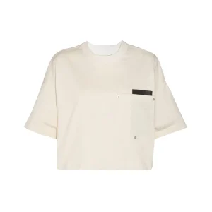 WHITE COTTON T-SHIRT