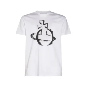 WHITE COTTON T-SHIRT