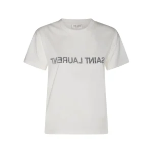 WHITE COTTON T-SHIRT