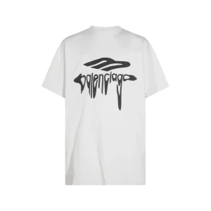 WHITE COTTON T-SHIRT