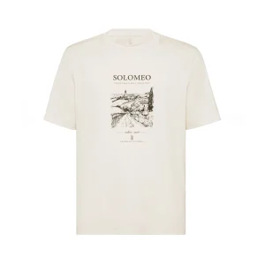WHITE COTTON T-SHIRT