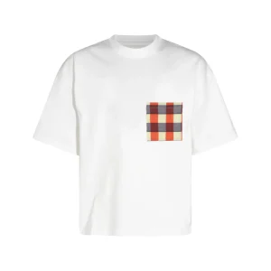 WHITE COTTON T-SHIRT