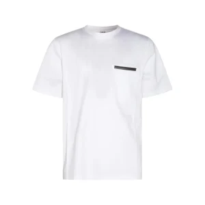 WHITE COTTON T-SHIRT