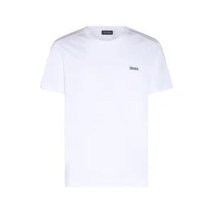WHITE COTTON T-SHIRT
