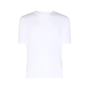WHITE COTTON T-SHIRT