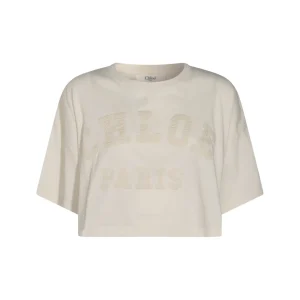 WHITE COTTON T-SHIRT