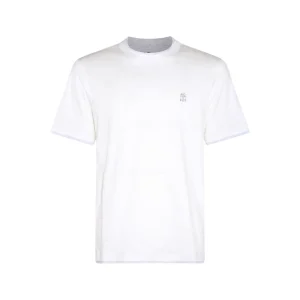 WHITE COTTON T-SHIRT