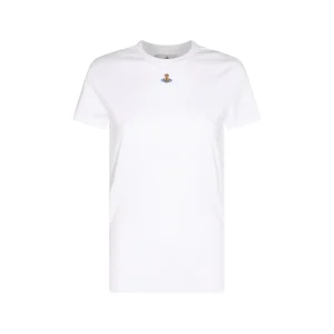 WHITE COTTON T-SHIRT