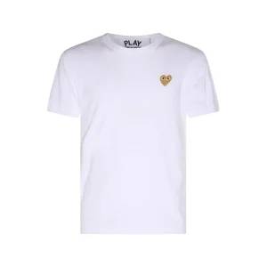 WHITE COTTON T-SHIRT