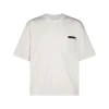 WHITE COTTON T-SHIRT