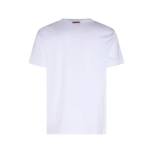 WHITE COTTON T-SHIRT