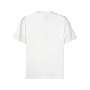 WHITE COTTON T-SHIRT