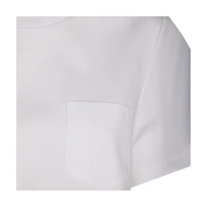WHITE COTTON T-SHIRT