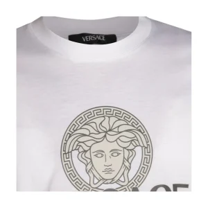 WHITE COTTON T-SHIRT