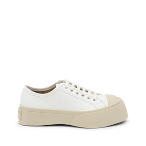 WHITE LEATHER PABLO SNEAKERS