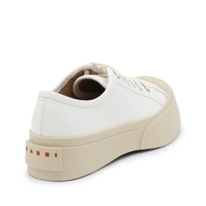 WHITE LEATHER PABLO SNEAKERS