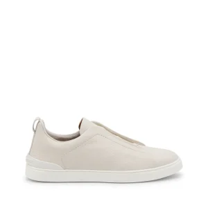 WHITE LEATHER SNEAKERS