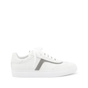 WHITE LEATHER SNEAKERS