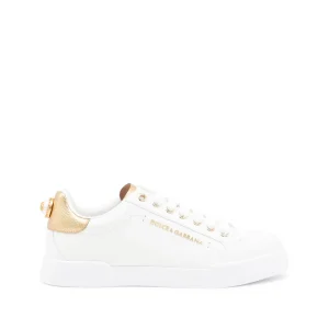 WHITE LEATHER SNEAKERS