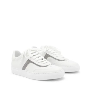 WHITE LEATHER SNEAKERS