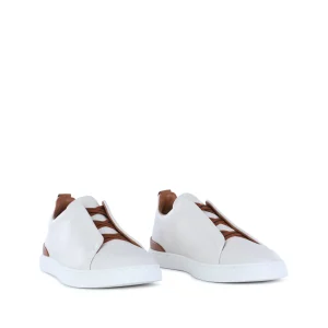 WHITE LEATHER SNEAKERS