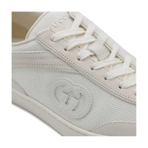 WHITE LEATHER SNEAKERS