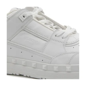 WHITE LEATHER SNEAKERS