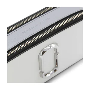 WHITE LEATHER THE SNAPSHOT CROSSBODY BAG