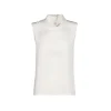 WHITE SILK TOP