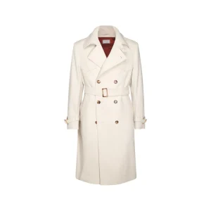WHITE WOOL COATS