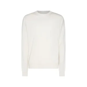 WHITE WOOL KNITWEAR